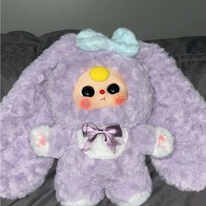 Baby Three 400% Purple Bunny